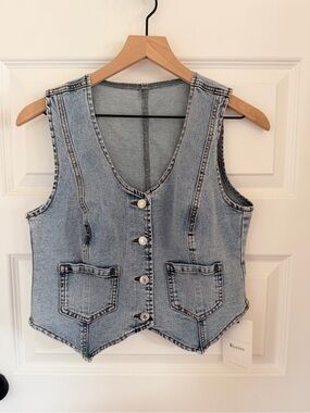 NWT elleven denim vest